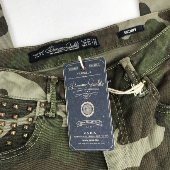 Zara camouflage skinny jeans - Picture 5 of 5